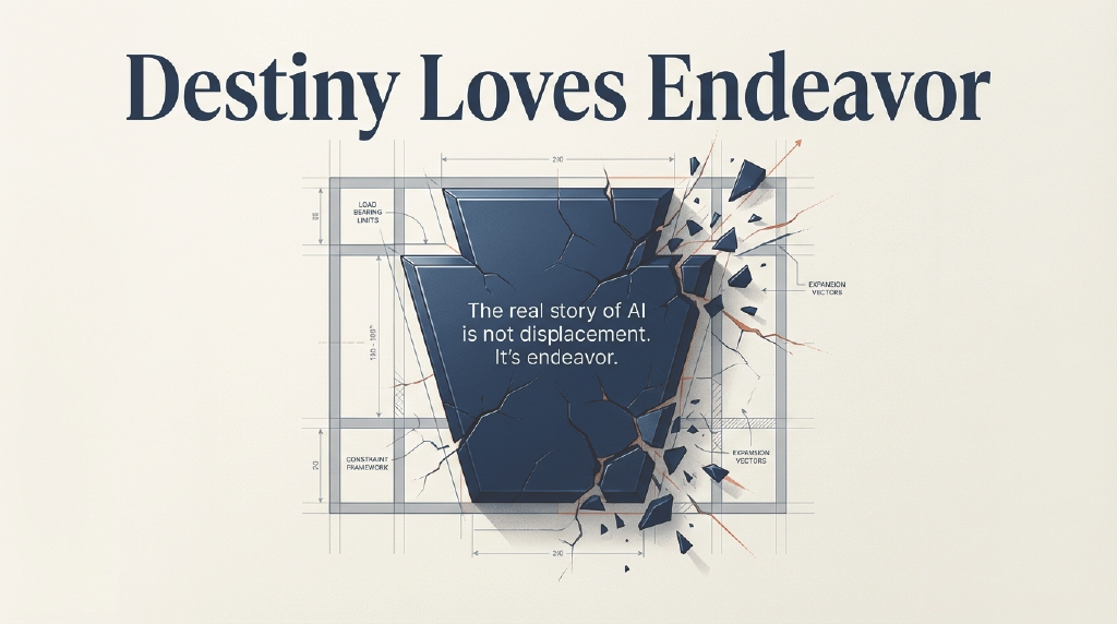Destiny Loves Endeavor: The builder's response to the AI era